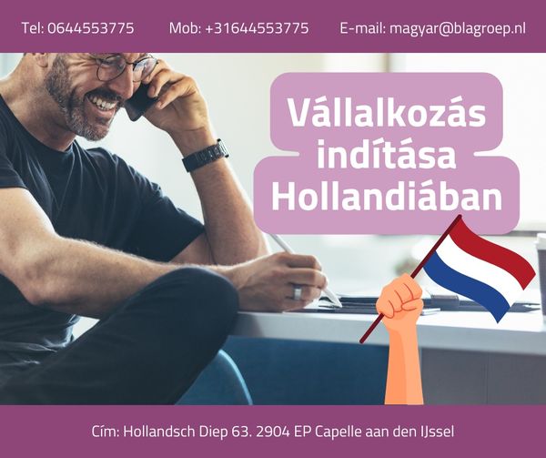 Vállalkozás indítása Hollandiában IV